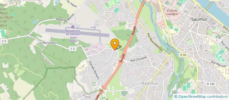 localisation de l'entreprise MONSIEUR JEROME FAVIER  SAUMUR