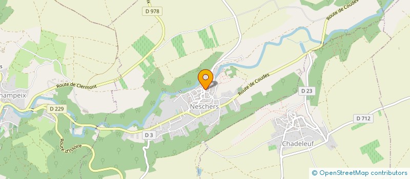 localisation de l'entreprise MONSIEUR JEROME FAYOLLE  NESCHERS