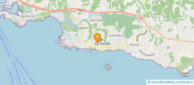 localisation de l'entreprise MONSIEUR JEROME FELIXAIN à LE GOSIER