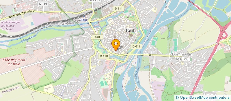 localisation de l'entreprise MONSIEUR JEROME FELLONI  TOUL