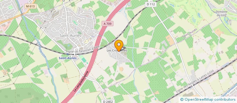 localisation de l'entreprise MONSIEUR JEROME FERAL  SAINT-AUNES