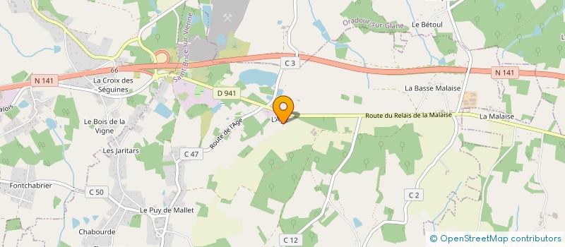 localisation de l'entreprise MONSIEUR JEROME FERRON  SAINT-BRICE-SUR-VIENNE