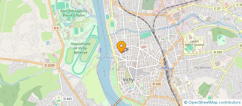 localisation de l'entreprise MONSIEUR JEROME FERRY à VICHY
