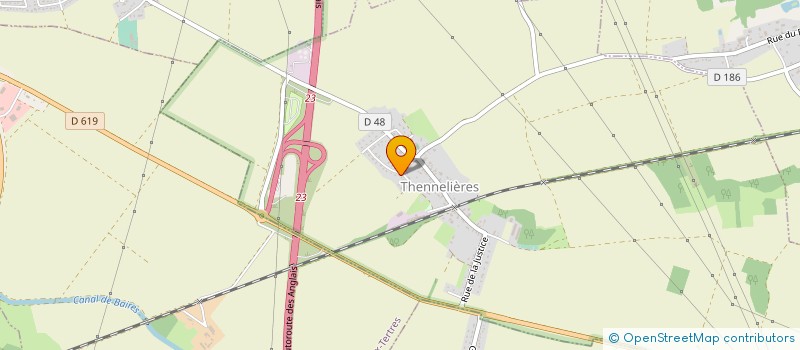 localisation de l'entreprise MONSIEUR JEROME FEUGEY  THENNELIERES