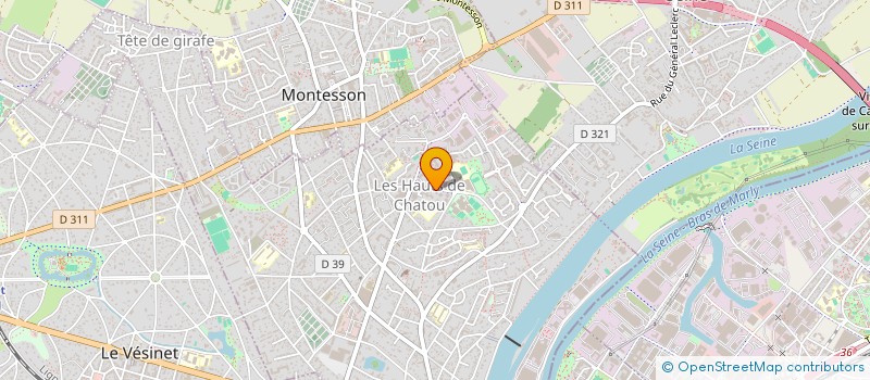localisation de l'entreprise MONSIEUR JEROME FEUGUEUR à CHATOU