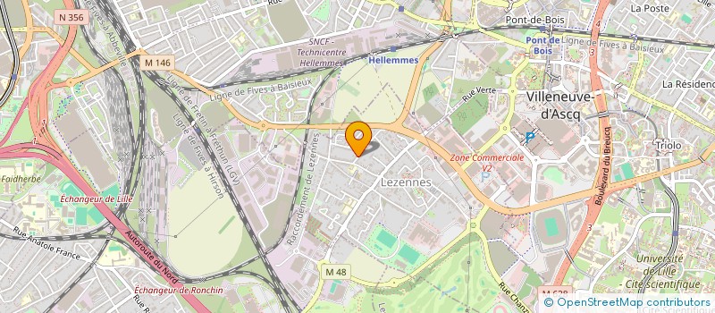 localisation de l'entreprise MONSIEUR JEROME FIEVET  LILLE