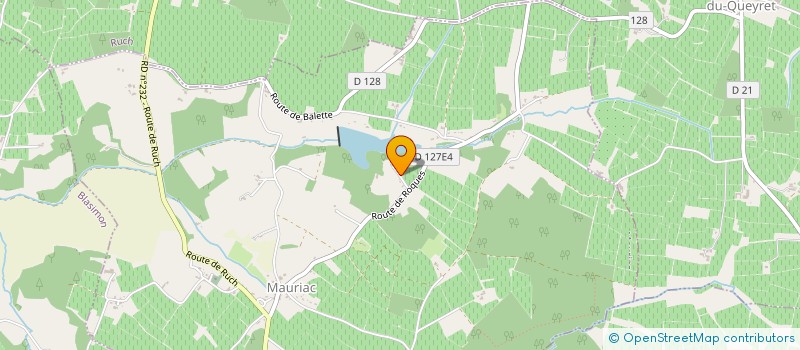 localisation de l'entreprise MONSIEUR JEROME FILLATREAU à MAURIAC
