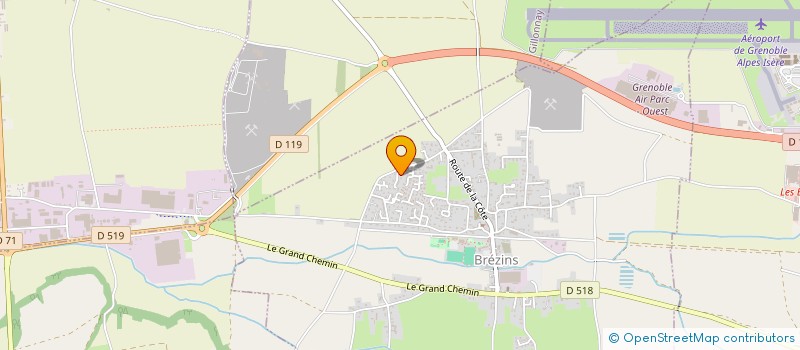 localisation de l'entreprise MONSIEUR JEROME FILLIERE  VIVIERS-DU-LAC