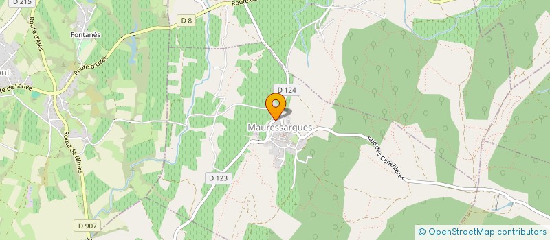 localisation de l'entreprise MONSIEUR JEROME FINANA  MAURESSARGUES