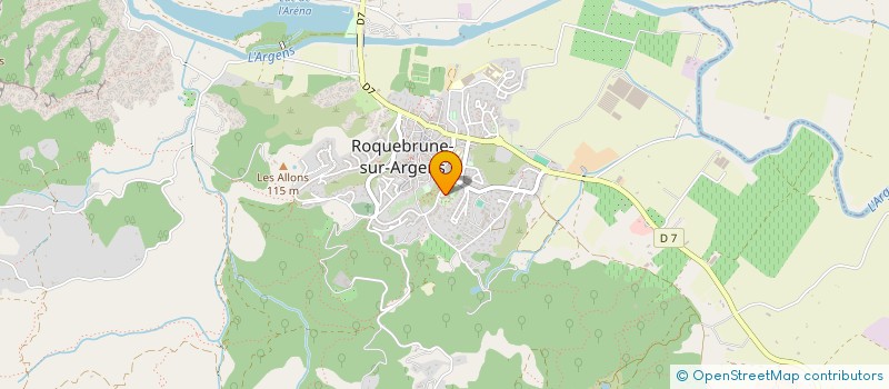 localisation de l'entreprise MONSIEUR JEROME FIOT à ROQUEBRUNE-SUR-ARGENS