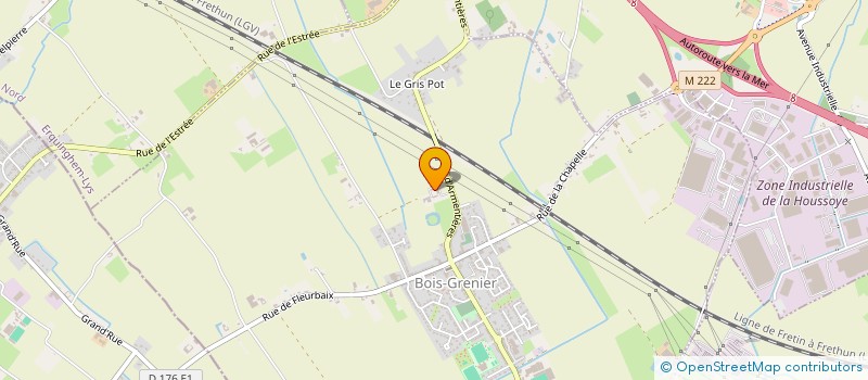 localisation de l'entreprise MONSIEUR JEROME FIX  BOIS-GRENIER