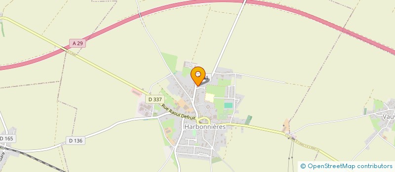 localisation de l'entreprise MONSIEUR JEROME FLAMENT  HARBONNIERES