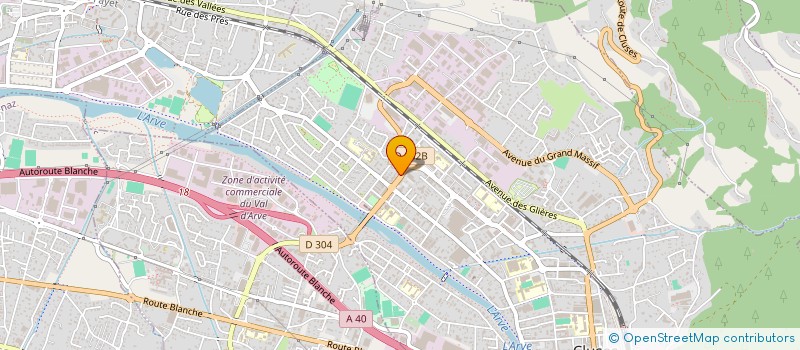 localisation de l'entreprise MONSIEUR JEROME FLET  CLUSES