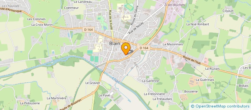 localisation de l'entreprise MONSIEUR JEROME FLEURANCE à BLAIN
