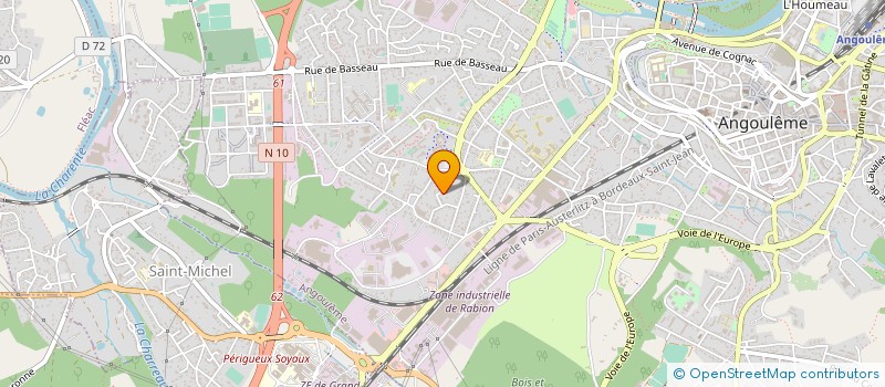 localisation de l'entreprise MONSIEUR JEROME FLEURQUIN à ANGOULEME