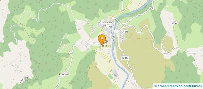 localisation de l'entreprise MONSIEUR JEROME FONTAINE  SAINT-PRIVAT-DU-DRAGON