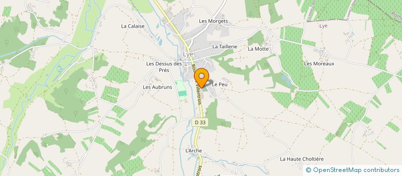 localisation de l'entreprise MONSIEUR JEROME FONTENAS  LYE