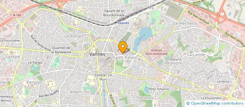 localisation de l'entreprise MONSIEUR JEROME FOUASSE à VANNES