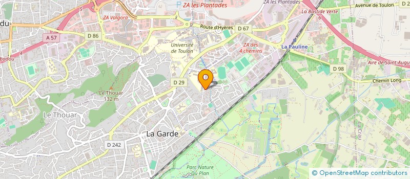 localisation de l'entreprise MONSIEUR JEROME FOUCHER à LA GARDE