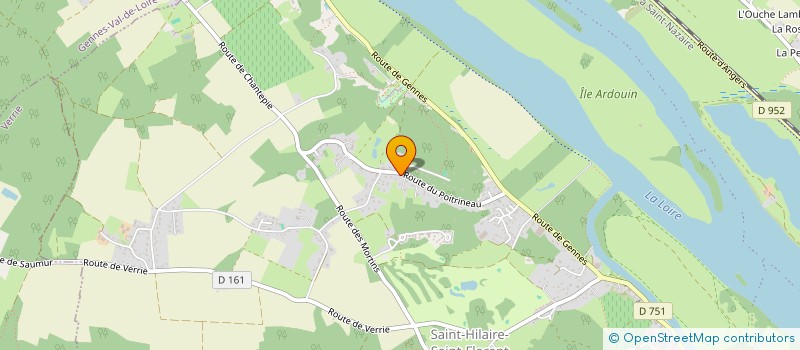 localisation de l'entreprise MONSIEUR JEROME FOUQUET  SAUMUR