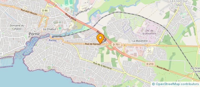 localisation de l'entreprise MONSIEUR JEROME FOURAGE  PORNIC