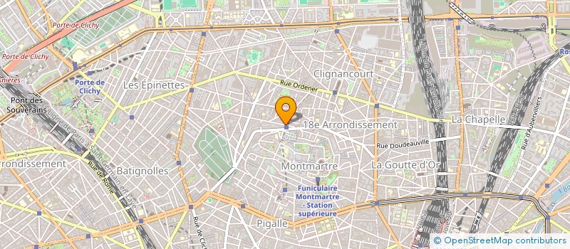 localisation de l'entreprise MONSIEUR JEROME FOURDINIER  PARIS