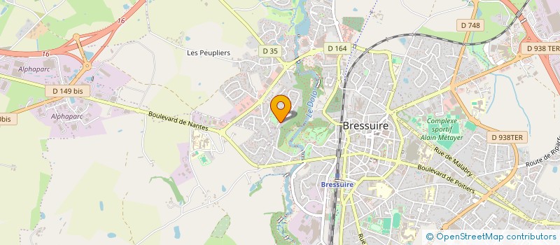 localisation de l'entreprise MONSIEUR JEROME FOURNEAU  BRESSUIRE