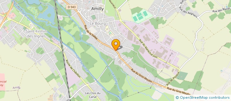 localisation de l'entreprise MONSIEUR JEROME FOURNIER à AMILLY
