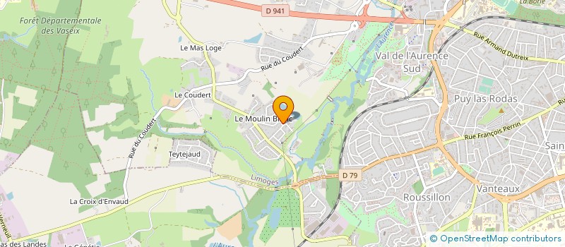 localisation de l'entreprise MONSIEUR JEROME FOURNOL à LIMOGES