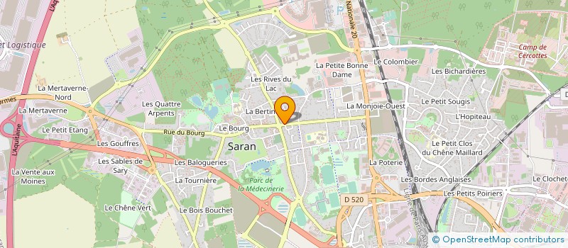 localisation de l'entreprise MONSIEUR JEROME FRANCOIS à SARAN