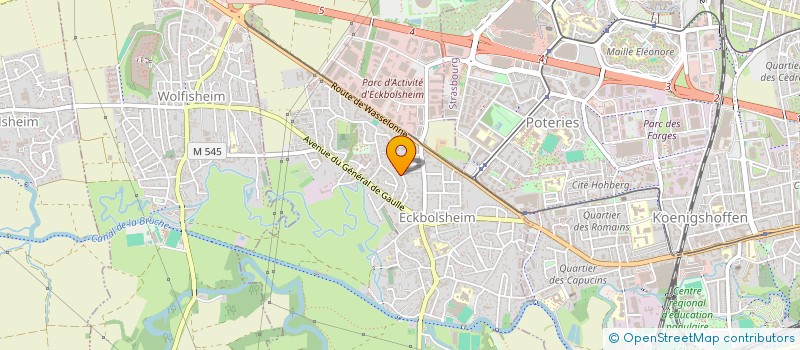 localisation de l'entreprise MONSIEUR JEROME FRANCOIS  ECKBOLSHEIM