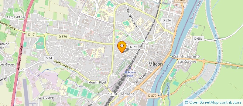 localisation de l'entreprise MONSIEUR JEROME FRANCON à MACON