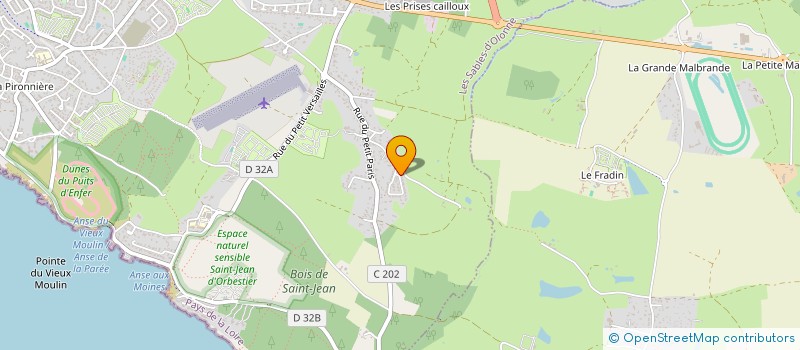 localisation de l'entreprise MONSIEUR JEROME FRAPIER à LES SABLES-D'OLONNE