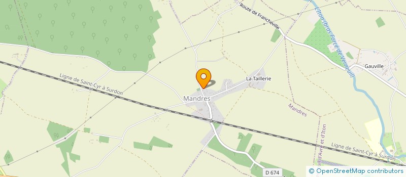 localisation de l'entreprise MONSIEUR JEROME FREDERIC  VERNEUIL D'AVRE ET D'ITON