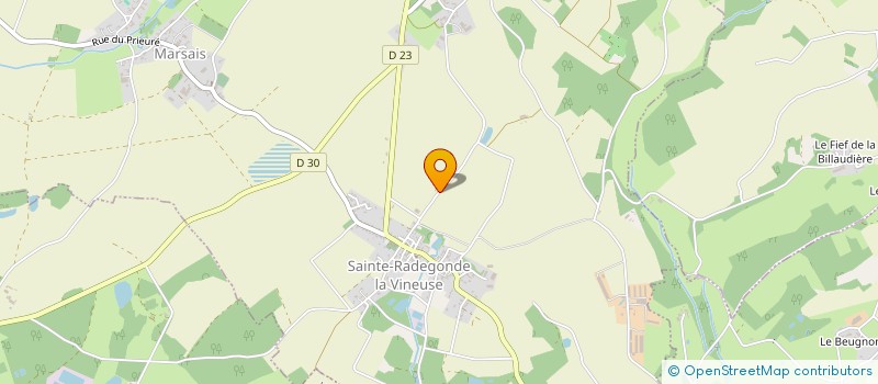 localisation de l'entreprise MONSIEUR JEROME FROMAGET  MARSAIS-SAINTE-RADEGONDE