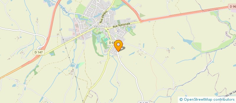 localisation de l'entreprise MONSIEUR JEROME FRUCHAUD  VEZINS