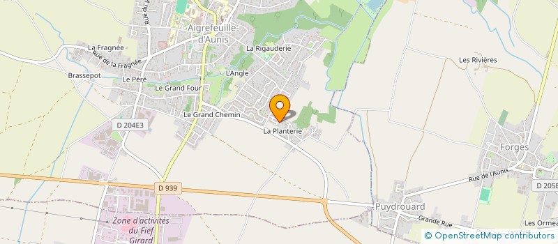 localisation de l'entreprise MONSIEUR JEROME FUGE à AIGREFEUILLE-D'AUNIS