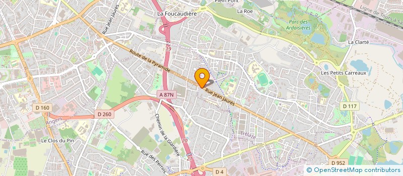 localisation de l'entreprise MONSIEUR JEROME FUSELLIER  TRELAZE