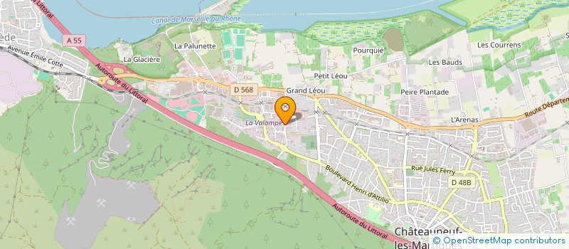localisation de l'entreprise MONSIEUR JEROME FUSTER à CHATEAUNEUF-LES-MARTIGUES