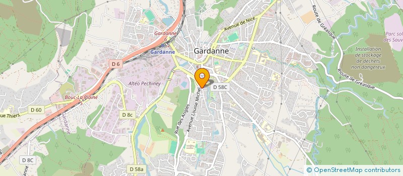 localisation de l'entreprise MONSIEUR JEROME GABELIER à GARDANNE
