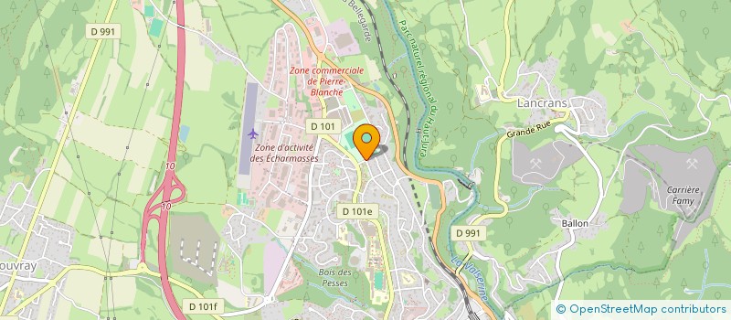 localisation de l'entreprise MONSIEUR JEROME GADOLET à VALSERHONE