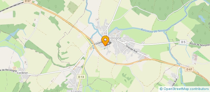 localisation de l'entreprise MONSIEUR JEROME GAGLIARDI  RECOLOGNE