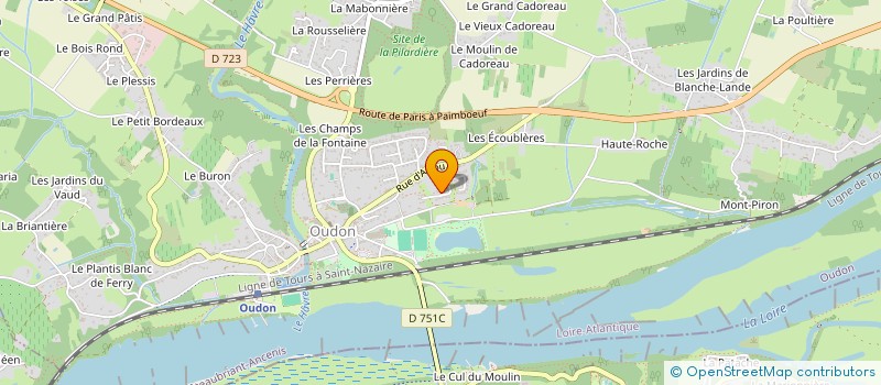 localisation de l'entreprise MONSIEUR JEROME GAILLARD  OUDON