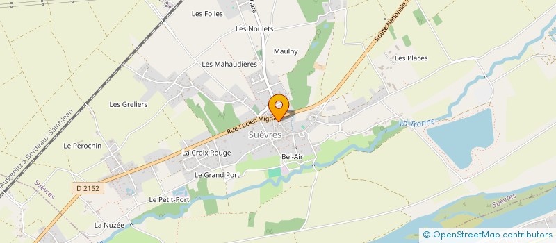 localisation de l'entreprise MONSIEUR JEROME GAILLARD  SUEVRES