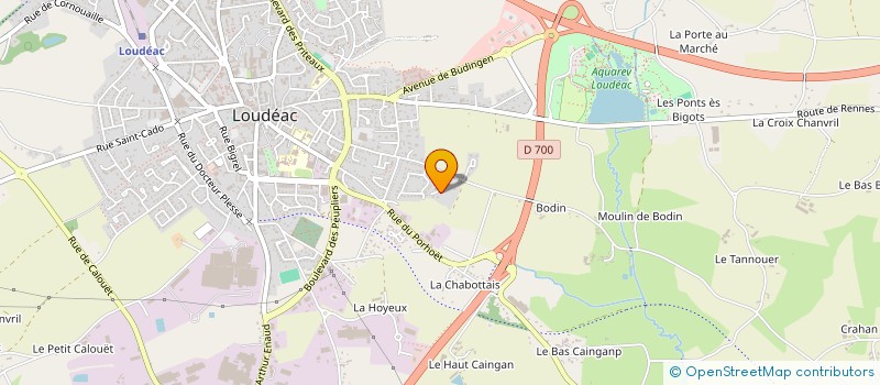 localisation de l'entreprise MONSIEUR JEROME GAINCHE à LOUDEAC