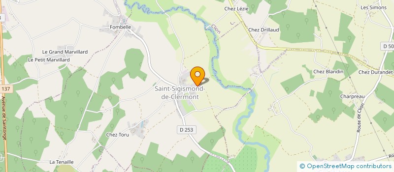 localisation de l'entreprise MONSIEUR JEROME GALLARD  SAINT-SIGISMOND-DE-CLERMONT