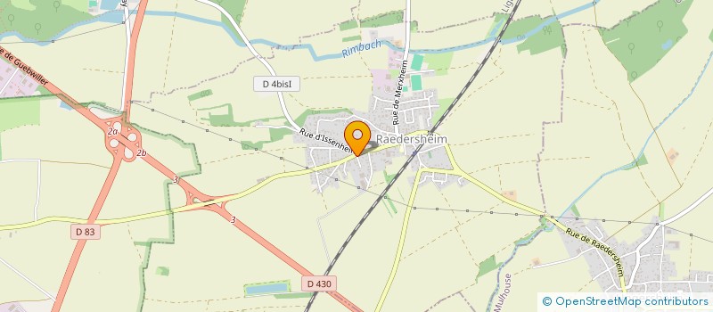 localisation de l'entreprise MONSIEUR JEROME GALLEGO  RAEDERSHEIM