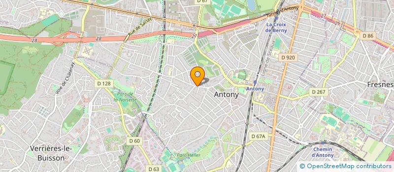 localisation de l'entreprise MONSIEUR JEROME GALOIS à ANTONY