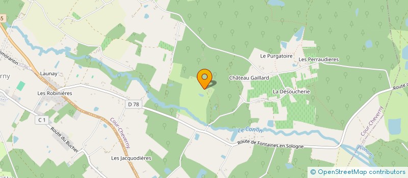 localisation de l'entreprise MONSIEUR JEROME GALPIN  COUR-CHEVERNY