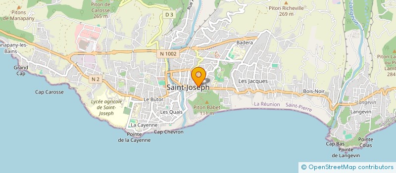 localisation de l'entreprise MONSIEUR JEROME GANDON à SAINT-JOSEPH